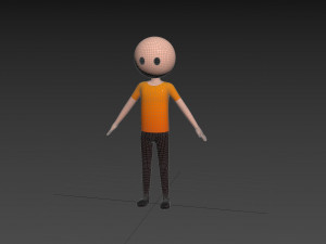 Character119 RiggedStickMan Modelo 3D