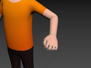 Character119 RiggedStickMan 3D Model