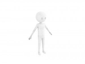 Character119 RiggedStickMan Modelo 3D