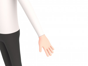 Character120 Rigged Chef 3D Model