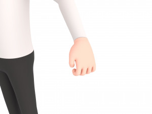 Character120 Rigged Chef 3D Model