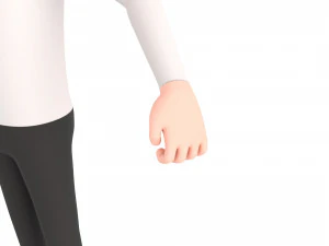 Character120 Rigged Chef 3D Model