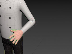 Character120 Rigged Chef 3D Model