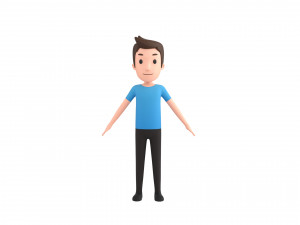 Character122 Rigged Man 3D Model