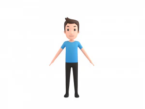 Character122 Rigged Man 3D Model