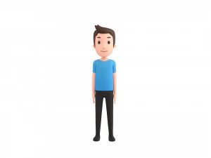 Character122 Rigged Man 3D Model