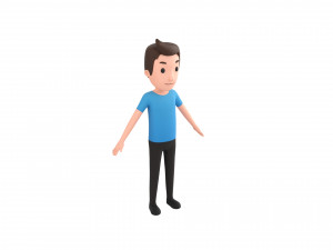 Character122 Rigged Man 3D Model