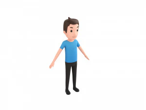 Character122 Rigged Man 3D Model