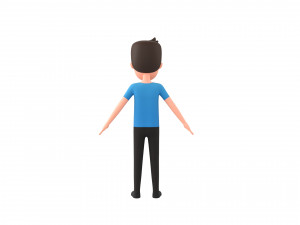 Character122 Rigged Man 3D Model