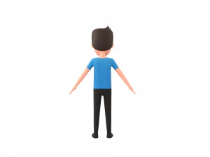 Character122 Rigged Man 3D Model