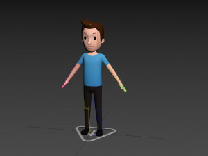 Character122 Rigged Man 3D Model