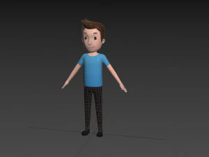 Character122 Rigged Man 3D Model