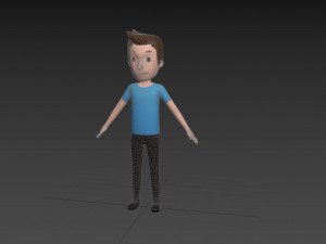 Character122 Rigged Man 3D Model