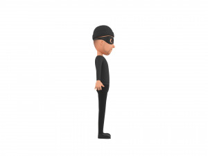 Character123 Rigged Robber 3D 모델