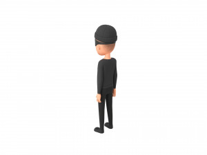 Character123 Rigged Robber 3D 모델