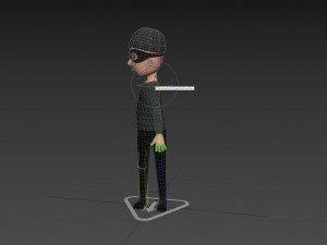 Character123 Rigged Robber 3D 모델