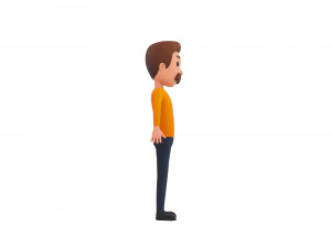 Character124 Rigged Man 3D Model