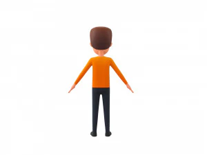 Character124 Rigged Man 3D Model