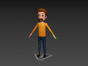 Character124 Rigged Man Modelo 3D