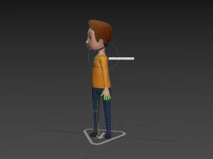 Character124 Rigged Man 3D Model