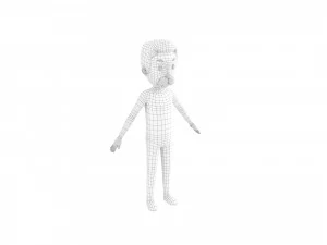 Character124 Rigged Man 3D Model
