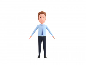 Character125 Rigged Man 3D 模型