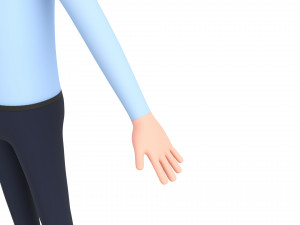 Character125 Rigged Man 3D 模型