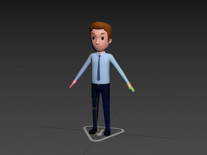 Character125 Rigged Man 3D 模型