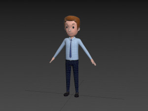 Character125 Rigged Man 3D 模型