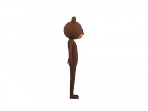 Character126 Rigged Bear 3D Model