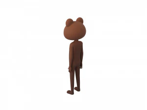 Character126 Rigged Bear 3D Model