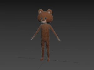 Character126 Rigged Bear 3D Model