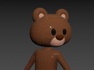 Character126 Rigged Bear Model 3D