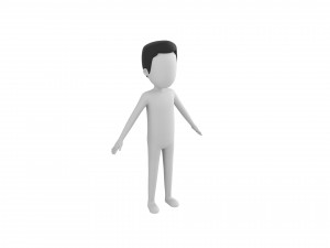 Character127 Rigged Simple Man Modelo 3D