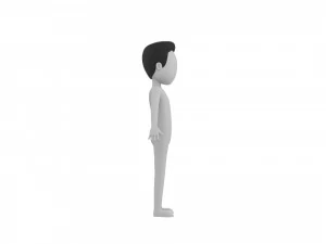 Character127 Rigged Simple Man 3D Model