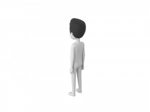 Character127 Rigged Simple Man 3D Model