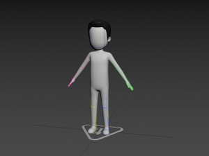 Character127 Rigged Simple Man Modelo 3D