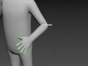 Character127 Rigged Simple Man 3D Model