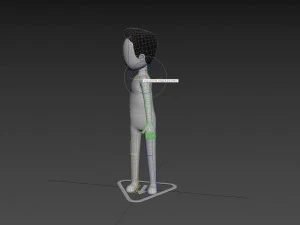 Character127 Rigged Simple Man 3D Model