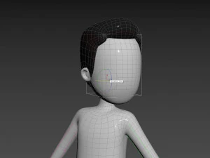 Character127 Rigged Simple Man 3D Model