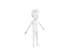 Character127 Rigged Simple Man Modelo 3D