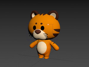 Character128 Rigged Tiger 3D 模型
