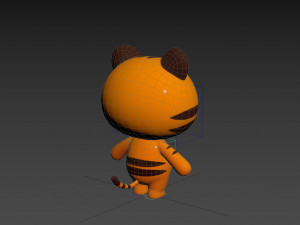 Character128 Rigged Tiger 3D 模型