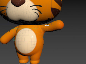 Character128 Rigged Tiger 3D 模型