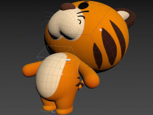 Character128 Rigged Tiger 3D 模型