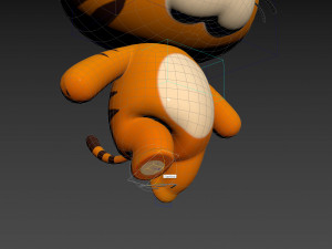 Character128 Rigged Tiger 3D 模型