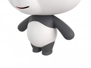 Character129 Rigged Panda 3D Model