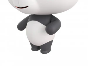 Character129 Rigged Panda 3D Model