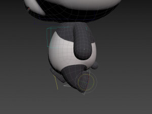 Character129 Rigged Panda Model 3D