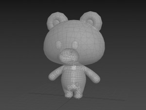 Character129 Rigged Panda Model 3D